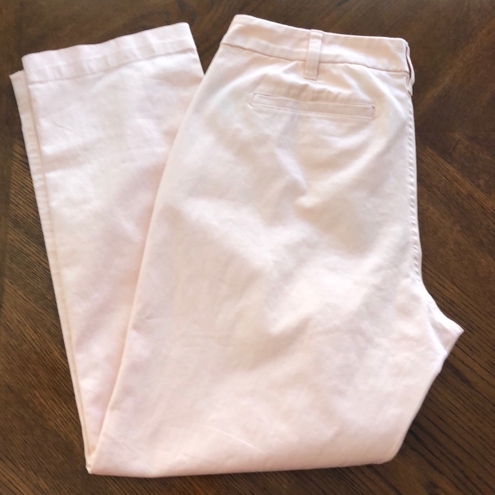 J Crew Pink NWT High Rise Chino SZ 10